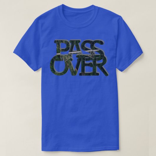 ~を通過する Tシャツ (デザイン正面)