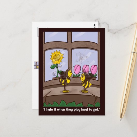 ~を遊得る懸命 ポストカード (正面/裏面インサイチュ)