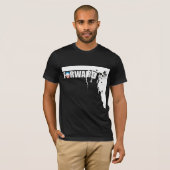 を離れて… -崖進めて下さい! -反オバマ Tシャツ (正面フル)