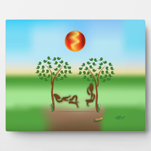 ~を食べ威厳があるる フォトプラーク (正面)