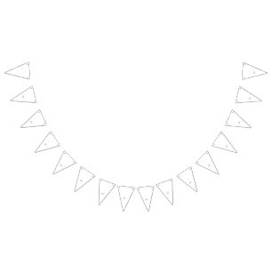 ～を鮮やか特徴とする赤と黒のフローラデザイン バンティングフラッグ