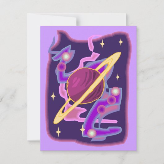 〜を……に向けてのパーティの招待状カスタマイズを見る 招待状 (正面)