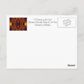 ～を「目の会合」とはがき ポストカード (裏面)