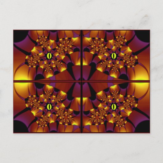 ～を「目の会合」とはがき ポストカード (正面)