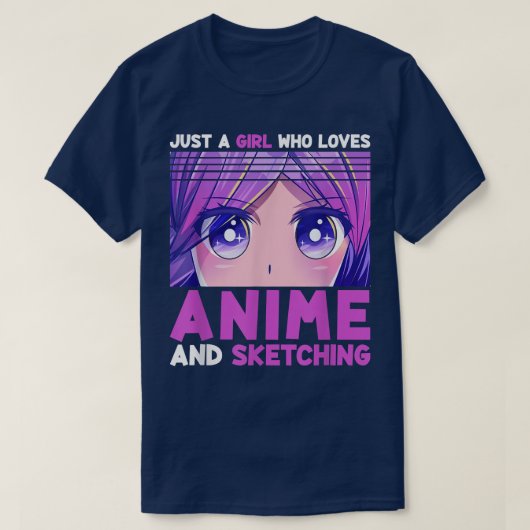 アおもしろいニメとスが好きな女の子だけ Tシャツ (デザイン正面)