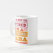 アおもしろいラ退職したビア語パパババムスリムパパ コーヒーマグカップ (正面左)