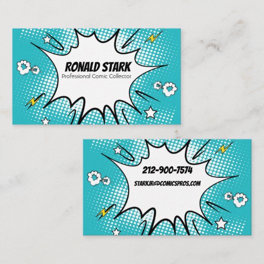 アおもしろいート漫画 名刺 (正面/裏面)