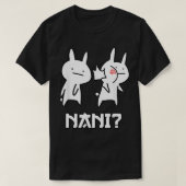 アおもしろい日本のメン衣料おもしろい南うさぎ Tシャツ (デザイン正面)