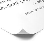 アお洒落リス引用文 ポスター (角)