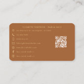 アはっきりしたフカラフルリカ米爪、 ネイル技術 名刺 (裏面)