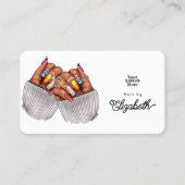 アはっきりしたフカラフルリカ系ネイルサロン 名刺 (正面)