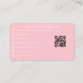 アはっきりしたフカラフルリカ系ネイルサロン 名刺 (裏面)