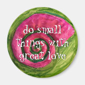 アやる気を起こさせるン感動的ドワード マグネット (正面)