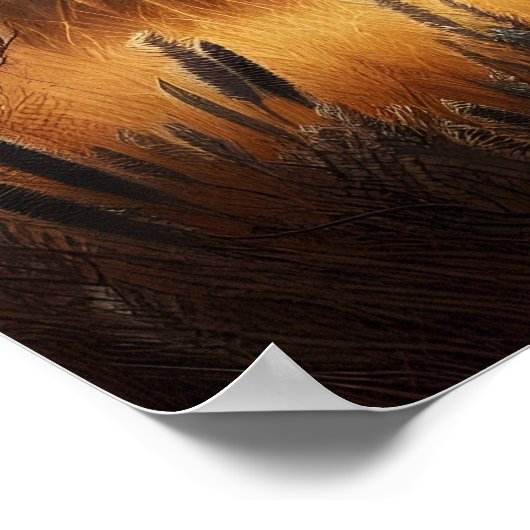 アアルドヴァルク穏やかな調和:草原の野生生物デュオ ポスター (角)