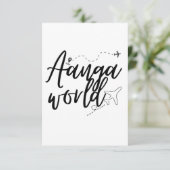 アアンガワールド 招待状 (スタンド正面)