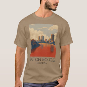 アアートトラベルプリントバトンルージュ1 Tシャツ