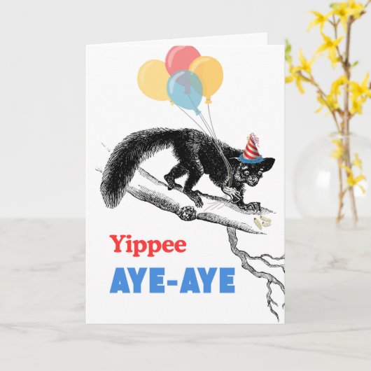 アイおもしろいアイ誕生日いくつかのグルーズを見つける カード (黄色い花)