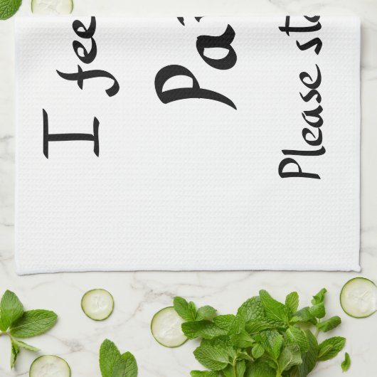 アイおもしろい感じパイン引用文ユーモアジョークスローガン キッチンタオル (折り畳み)