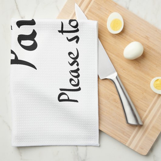 アイおもしろい感じパイン引用文ユーモアジョークスローガン キッチンタオル (四つ折り)