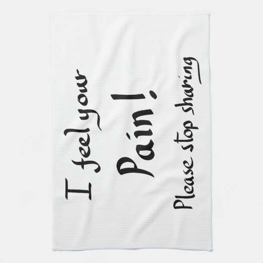 アイおもしろい感じパイン引用文ユーモアジョークスローガン キッチンタオル (縦)