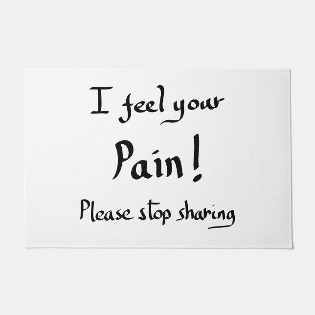 アイおもしろい感じパイン引用文ユーモアジョークスローガン   ドアマット (正面)