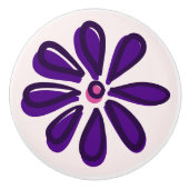 アイかわいらしジゴフラワードードル セラミックノブ (正面)