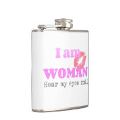 アイアおもしろいムウーマン引用文 フラスク (右)