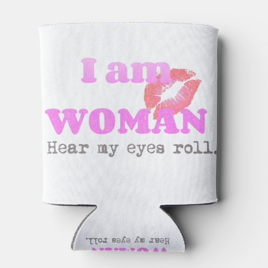 アイアおもしろいムウーマン引用文 缶クーラー (裏面)