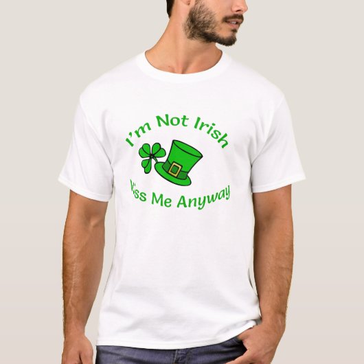 アイアイアイリッシュキスマイとにかくSt patricks dayギア Tシャツ (正面)