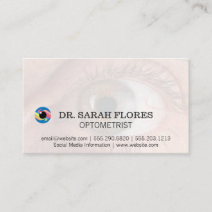 アイアイコン   Optometristロゴ 名刺