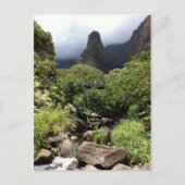 アイアオニードルinアイアオバレー州パーク，マウイ，ハワイ ポストカード (正面)
