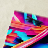 アイアサイケデリックート ビーチタオル (インサイチュ)