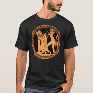 アイアスとカサンドラ – ギリシャの陶器クラシックのTシャツ Tシャツ