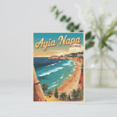 アイアナパキプロス、ホワイトビーチギフト地中海の ポストカード (スタンド正面)