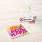 アイアナパホリデーポスター スクエアペーパーコースター (インサイチュ)