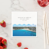 アイアナパ結婚シプロスカスタムカクテルナプキン スタンダードカクテルナプキン (インサイチュ)