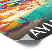 アイアナパ観光客キプロスリゾート ポスター (角)