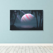 アイアニラの熱帯月 キャンバスプリント (インサイチュ (ウッドフロア))