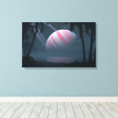 アイアニラの熱帯月 キャンバスプリント (インサイチュ (ウッドフロア))