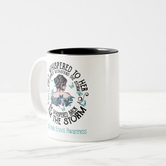 アイアムザストーム筋無力症グレービス認識度 ツートーンマグカップ (正面左)