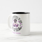 アイアムザストーム線維筋痛認識度 ツートーンマグカップ (正面左)