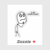 アイアムトラススティッおもしろいクマンミーム シール (シート)