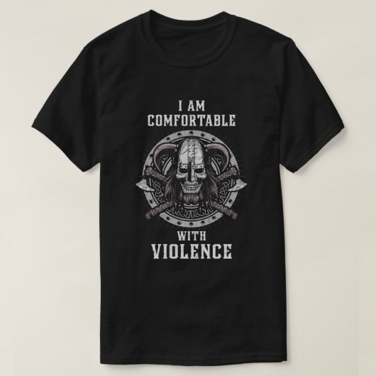 アイアムバイオレンスヴァルハラバイキング Tシャツ (デザイン正面)