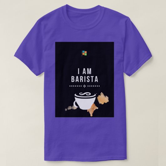 アイアムバリスタ Tシャツ (デザイン正面)