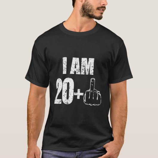 アイアム20プラス1ことわざ Tシャツ (正面)