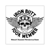 アイアンお尻ウッドアートスタンプ ラバースタンプ (インプリント)