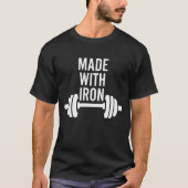 アイアンで鍛えたフィットネスTシャツ Tシャツ (正面)