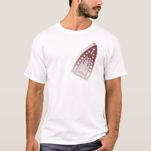 アイアンやけど焦げマーク 楽しいTシャツ Tシャツ (正面)