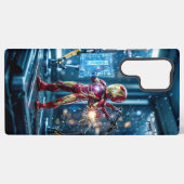アイアンアベンジャースリムスナップケース SAMSUNG GALAXYケース (裏面横)
