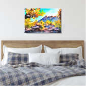 アイアンウッドフォレスト国定記念碑 – 水彩画 キャンバスプリント (インサイチュ (寝室))